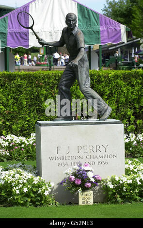Wimbledon Fred Perry Banque D'Images