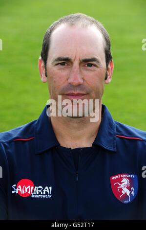 Cricket - 2012 Kent Photocall - Terre du Saint-Laurent. Phil Relf de Kent, entraîneur adjoint de la première équipe Banque D'Images