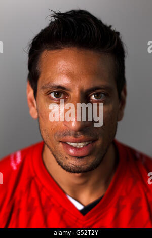 Cricket - 2012 Lancashire Photocall - Old Trafford. Sajid Mahmood du Lancashire Banque D'Images