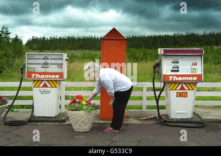 Vider le Pumop Ayrshire Banque D'Images