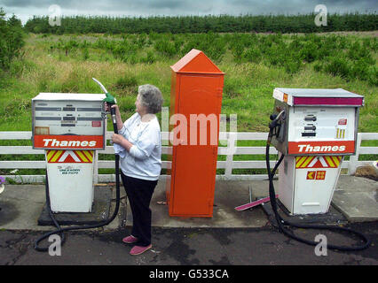 Vider le Pumop Ayrshire Banque D'Images