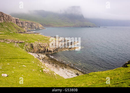 L'Écosse, Highlands, l'île de Skye, Glendale, Neist Point, Neist Point, Nevis Point, une petite presqu'île sur l'île écossaise de Skye Banque D'Images