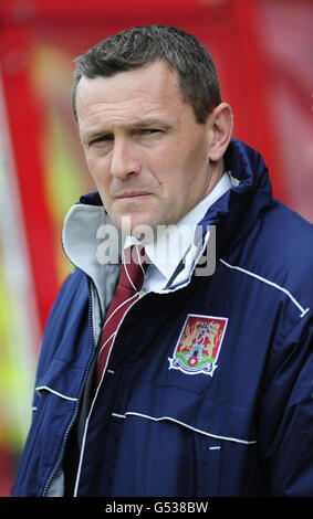 - Football npower Football League deux - Swindon Town v Northampton Town - County Ground Banque D'Images