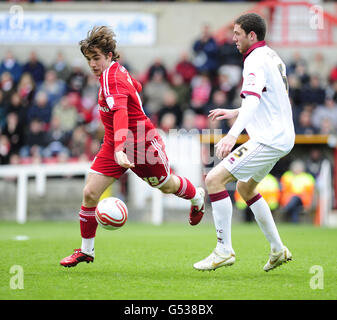 - Football npower Football League deux - Swindon Town v Northampton Town - County Ground Banque D'Images