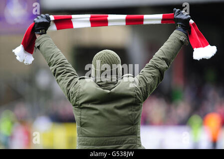 Football - npower football League 2 - Swindon Town / Northampton Town - terrain de comté.Paolo Di Canio, directeur de Swindon, lors du match de la npower football League Two au terrain du comté, Swindon. Banque D'Images