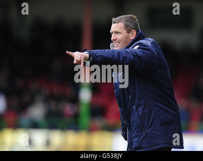 - Football npower Football League deux - Swindon Town v Northampton Town - County Ground Banque D'Images