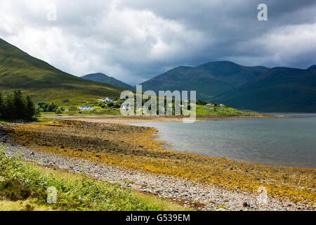 Royaume-uni, Ecosse, Highland, île de Skye, le Loch Ainort Banque D'Images