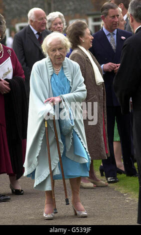 Reine Mère & Royal Norfolk Banque D'Images