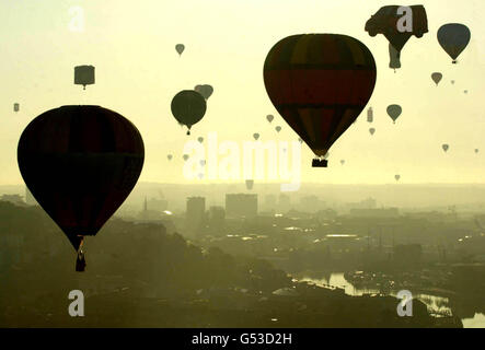 Bristol Balloon Fiesta Banque D'Images