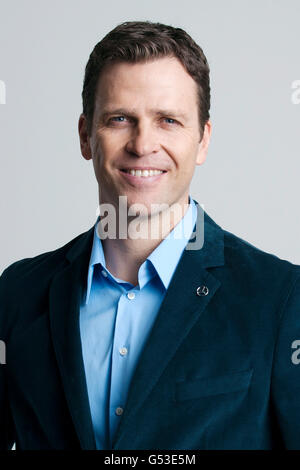 Oliver Bierhoff, le manager de l'équipe, à la séance photo portrait officiel de l'équipe nationale de football masculin, le 29.01.2012 Banque D'Images