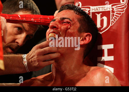 Boxe - Oldham Sports Centre Banque D'Images