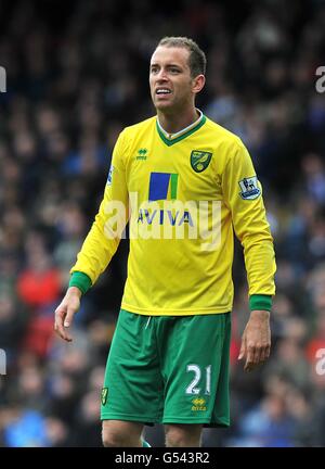 Football - Barclays Premier League - Blackburn Rovers / Norwich City - Ewood Park. Aaron Wilbraham, ville de Norwich Banque D'Images