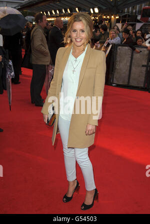 Caggie Dunlop arrive à la première européenne de « The Lucky One » au Bluebird Restaurant, à Chelsea, dans l'ouest de Londres. Banque D'Images