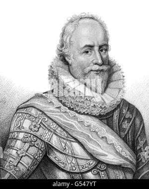 Sir George Carew, 1er comte de Totnes , 1555-1629, un noble anglais, Président de Munster Banque D'Images