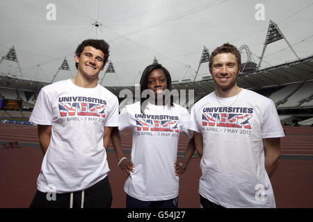 Athlétisme - Université britannique et des collages d'Athlétisme Visa - Preview Journée - Stade olympique Banque D'Images