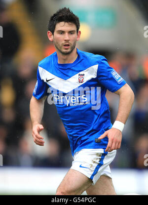 Football - Blue Square Premier - Playoff - semi final - second Leg - Mansfield Town / York City - One Call Stadium. Patrick McLaughlin de York Banque D'Images