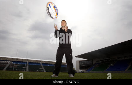 Rugby Union - Glasgow Warriors Photocall - Scotstin Stadium.Chris Cuiter des guerriers de Glasgow pendant le photocall au stade Scotstin, à Glasgow. Banque D'Images