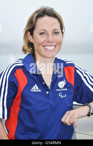 L'équipe go sailing - Photocall - Weymouth et Portland Sailing Center Banque D'Images