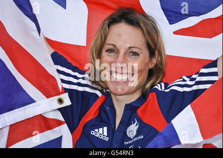 L'équipe go sailing - Photocall - Weymouth et Portland Sailing Center Banque D'Images