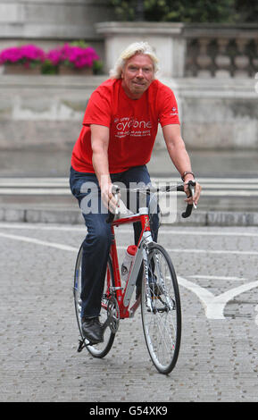 Argent Virgin Festival Vélo Cyclone Banque D'Images