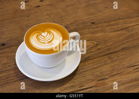 Une tasse de café chaud fin Banque D'Images