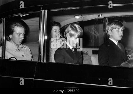 Image - La reine Elizabeth II - Londres Banque D'Images