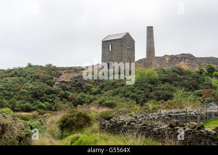 Engine House à Mynydd Parys Mountain Banque D'Images