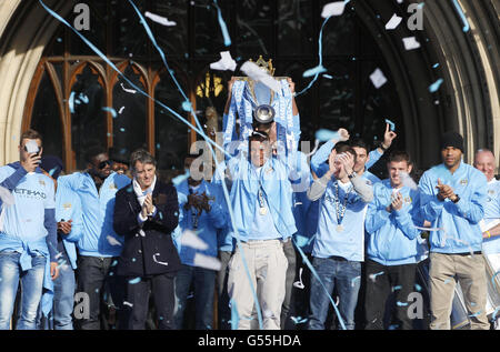 Football - Manchester City Parade de la victoire de la Barclays Premier League - Manchester Banque D'Images