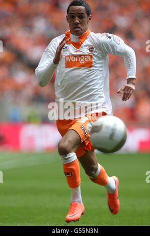 Football - Championnat de npower football League - jouer - finale - Blackpool v West Ham United - Stade Wembley.Thomas Ince, Blackpool Banque D'Images