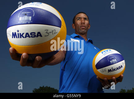 Volley-ball - GO Women's Volleyball de Plage - Journée des médias le Pennyhill Park Hotel and Spa Banque D'Images