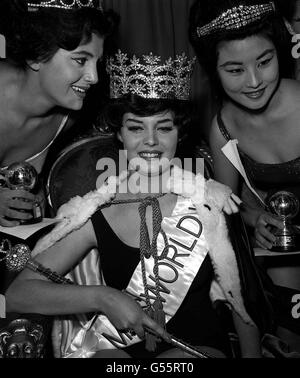 MISS MONDE 1961 Banque D'Images