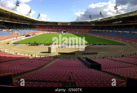 Dernier match au stade de Wembley Banque D'Images