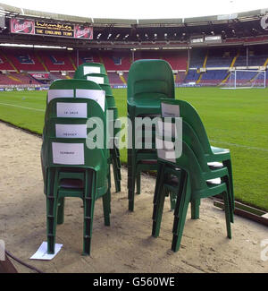 Le stade de Wembley chaises Banque D'Images