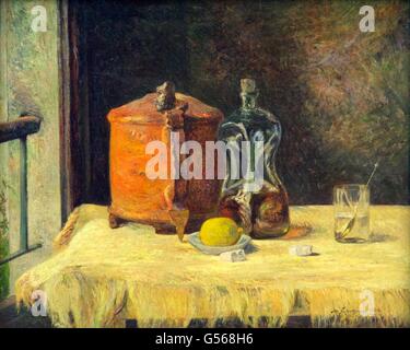 À la fenêtre, de Paul Gauguin, 1882, Musée de l'Ermitage, Saint-Pétersbourg, Russie Banque D'Images