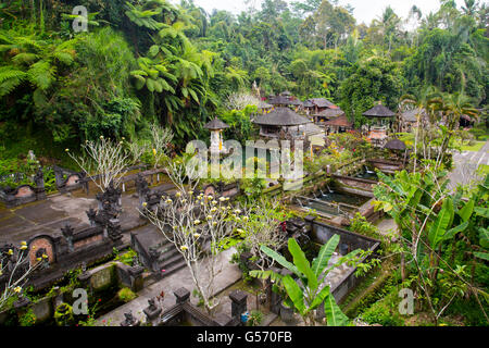 Le célèbre temple de Gunung Kawi Sebatu, à Tegallalang, Bali, Indonésie Banque D'Images