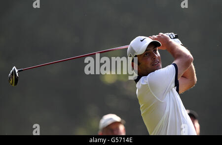 Golf - Championnat BMW PGA 2012 - deuxième jour - Wentworth Golf Club.Francesco Molinari d'Italie pendant la deuxième journée du championnat BMW PGA au club de golf de Wentworth, Surrey. Banque D'Images