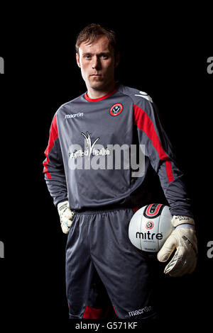 Football - npower football League One - jeu - Sheffield United - Bramall Lane. Le gardien de but de Sheffield United Steve Simonsen Banque D'Images