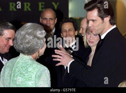 Queen & Jim Carrey Banque D'Images