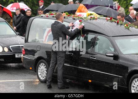 Rapatriement des soldats tombés Banque D'Images