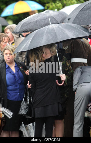 Rapatriement des soldats tombés Banque D'Images