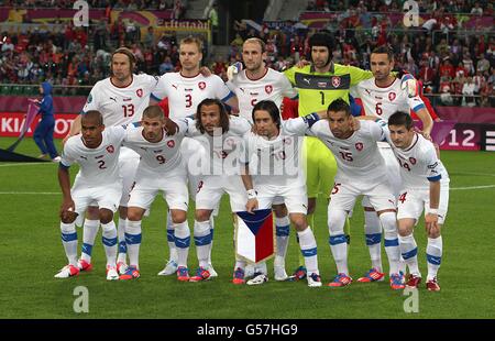 Football - UEFA Euro 2012 - Groupe A - Russie / République tchèque - Stade Municipal de Wroclaw Banque D'Images