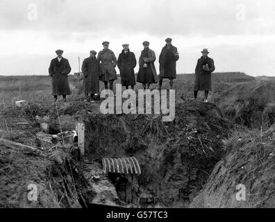 La Première Guerre mondiale - le Front de l'Ouest - La Presse - 1918 Banque D'Images