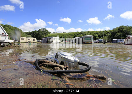 Les inondations hits UK Banque D'Images