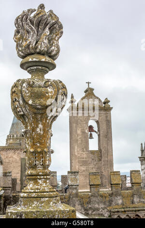 La cathédrale gothique Ste Marie a terminé au 13ème siècle, Évora. Portugal Banque D'Images