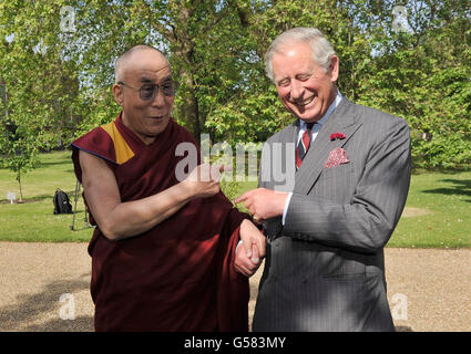 Dalaï Lama en visite UK Banque D'Images