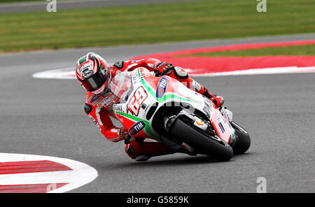 Moto - Grand Prix de Grande-Bretagne 2012 Hertz - Jour deux - Qualifications - Moto GP - Silverstone Banque D'Images