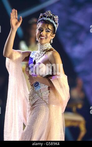 Priyanka Chopra de Miss Monde Banque D'Images