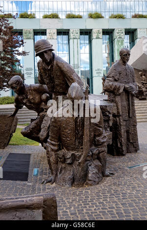 Monument du soulèvement de Varsovie en Pologne Banque D'Images