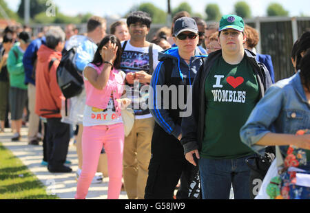 Tennis - 2012 de Wimbledon - Jour 6 - Le All England Lawn Tennis et croquet Club Banque D'Images