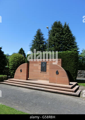 Haut Sir Dowding, Memorial Park Station, Moffat, Dumfries et Galloway, Écosse, Royaume-Uni Banque D'Images